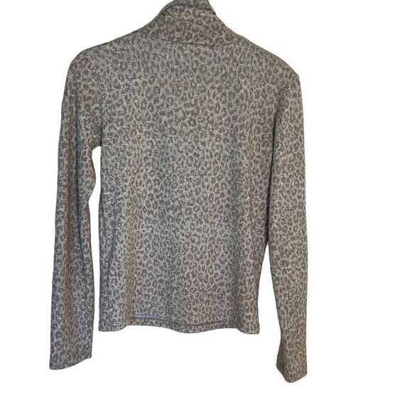 Zara Animal Print Turtleneck Shirt - Picture 8 of 8